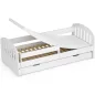   AKORD Play Gyerekágy 180x80 Fehér Laminált Fiókos Matraccal