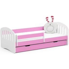 AKORD Play Gyerekágy 180x80 Rózsaszín Laminált Fiókos