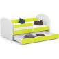 AKORD Smile Gyermekágy Laminált Lime 140x70 Matraccal