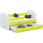 AKORD Smile Gyermekágy Laminált Lime 140x70 Matraccal