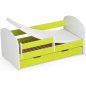 AKORD Smile Gyermekágy Laminált Lime 140x70 Matraccal