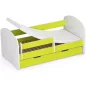 AKORD Smile Gyermekágy Laminált Lime 140x70 Matraccal