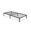 AKORD Furniture Factory Fém Ágy 100x200 cm Összecsukható Fekete 6 Lábbal és 10 Ággyal