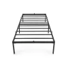 AKORD Furniture Factory Fém Ágy 100x200 cm Összecsukható Fekete 6 Lábbal és 10 Ággyal
