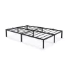 AKORD Furniture Factory Fém Ágyváz 120x200 cm Összecsukható Fekete 9 Lábbal és 20 Ágyléccel