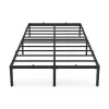 AKORD Furniture Factory Fém Ágyváz 120x200 cm Összecsukható Fekete 9 Lábbal és 20 Ágyléccel