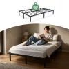 AKORD Furniture Factory Fém Ágyváz 120x200 cm Összecsukható Fekete 9 Lábbal és 20 Ágyléccel