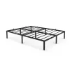 AKORD Furniture Factory Fém Ágyváz 140x190 cm Fekete Összecsukható Vendégágy