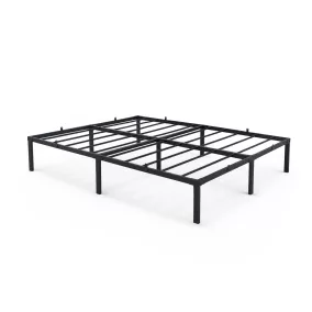   AKORD Furniture Factory Fém Ágyváz 140x190 cm Fekete Összecsukható Vendégágy