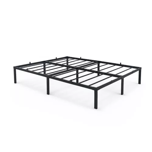 AKORD Furniture Factory Fém Ágyváz 140x190 cm Fekete Összecsukható Vendégágy
