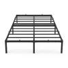AKORD Furniture Factory Fém Ágyváz 140x190 cm Fekete Összecsukható Vendégágy