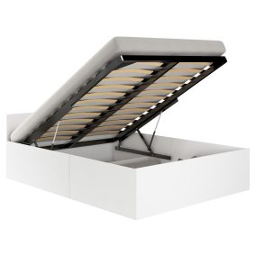 AKORD CLP Ágyneműtartós Ágy 100x200 Laminált Fehér