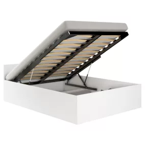 AKORD CLP Tárolós Ágy Laminált Fehér 140x200