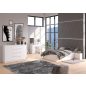 AKORD CLP Tárolós Ágy Laminált Fehér 140x200