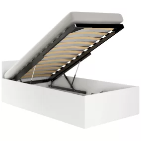 AKORD CLP Tárolós Ágy Laminált Fehér 90x200