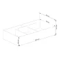 AKORD CLP Tárolós Ágy Laminált Fehér 100x200