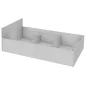 AKORD CLP Tárolós Ágy Laminált Fehér 100x200