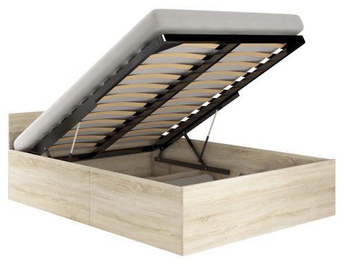 AKORD CLP Tárolós Ágy Sonoma Tölgy 120x200