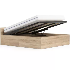 AKORD CLP Tárolós Ágy 180x200 Sonoma Tölgy Matraccal