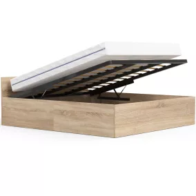 AKORD CLP Tárolós Ágy 180x200 Sonoma Tölgy Matraccal