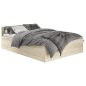 AKORD CLP Tárolós Ágy 180x200 Sonoma Tölgy Matraccal