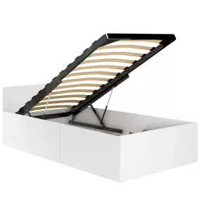 AKORD CLP Tárolós Ágy Laminált Fehér 90x200