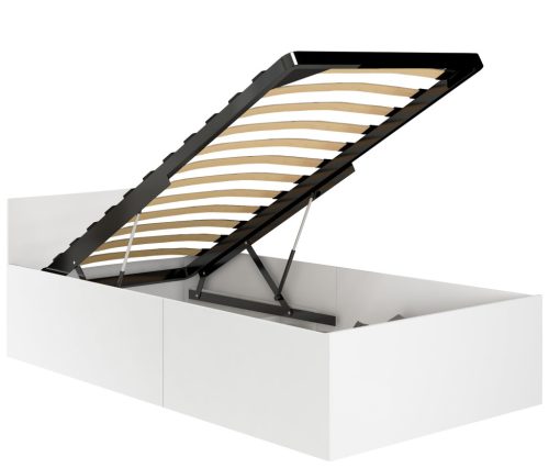 AKORD CLP Tárolós Ágy Laminált Fehér 90x200