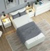 AKORD CLP Tárolós Ágy Laminált Fehér 90x200