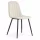 AKORD LUMO kárpitozott szék bársony bézs fekete lábakkal