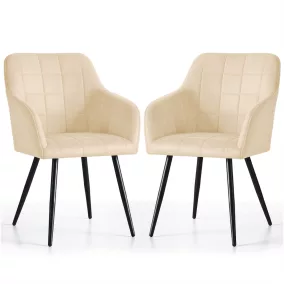   AKORD LUXANO kárpitozott szék welúr bézs fekete lábakkal