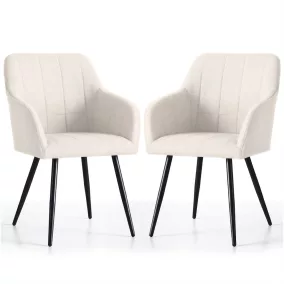   AKORD LUXANO kárpitozott szék Lumos anyag krém fekete lábakkal