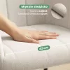 AKORD LUXANO kárpitozott szék Lumos anyag krém fekete lábakkal