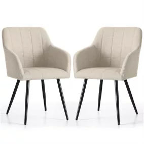   AKORD Furniture Factory LUXANO kárpitozott szék Lumos anyag bézs fekete lábak négyzetes steppelés