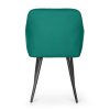 AKORD LUXANO Kárpitozott Szék Bársony Palackzöld Fekete Lábakkal