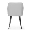 AKORD LUXANO Kárpitozott Szék Lumos Világosszürke Fekete Lábakkal
