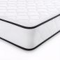  AKORD Furniture Factory rugós matrac védőhuzattal 120x200 cm H3 fehér 24 cm magas