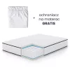 AKORD rugós matrac védőhuzattal 140x190 cm H3 fehér 24 cm magas