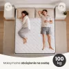 AKORD Furniture Factory rugós matrac védőhuzattal 180x200 cm H3 fehér 24 cm magas