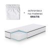 AKORD Furniture Factory rugós matrac védőhuzattal 80x200 cm H3 fehér 24 cm magas