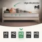   AKORD Furniture Factory rugós matrac védőhuzattal 80x200 cm H3 fehér 24 cm magas