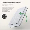 AKORD Furniture Factory rugós matrac védőhuzattal 80x200 cm H3 fehér 24 cm magas