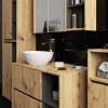 VAMI W35 Fali Fürdőszobaszekrény Artisan Tölgy Grafit Szürke