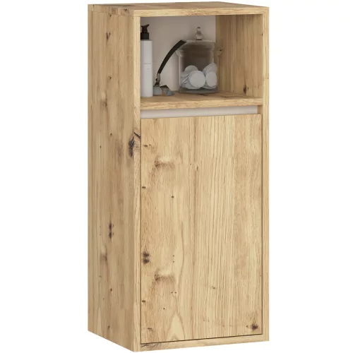 AKORD VAMI W35 Fali Fürdőszobai Szekrény Artisan Tölgy Kasmír