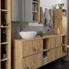 AKORD VAMI W35 Fali Fürdőszobai Szekrény Artisan Tölgy Kasmír