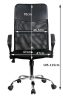 AKORD OCF-7 Ergonomikus Hálós Irodai Szék Fekete