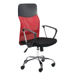 AKORD OCF-7 Ergonomikus Hálós Irodai Szék Piros