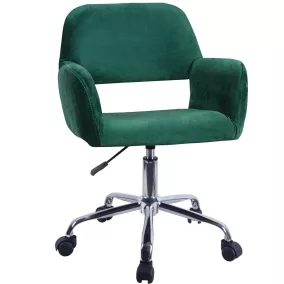 AKORD FD-22 Forgószék Bársony Palackzöld