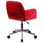 AKORD FD-22 Forgó Irodai Szék Vörös Velúr