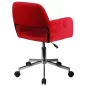 AKORD FD-22 Forgó Irodai Szék Vörös Velúr