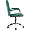 AKORD FD-24 Ergonomikus Irodai Szék Palackzöld Velúr